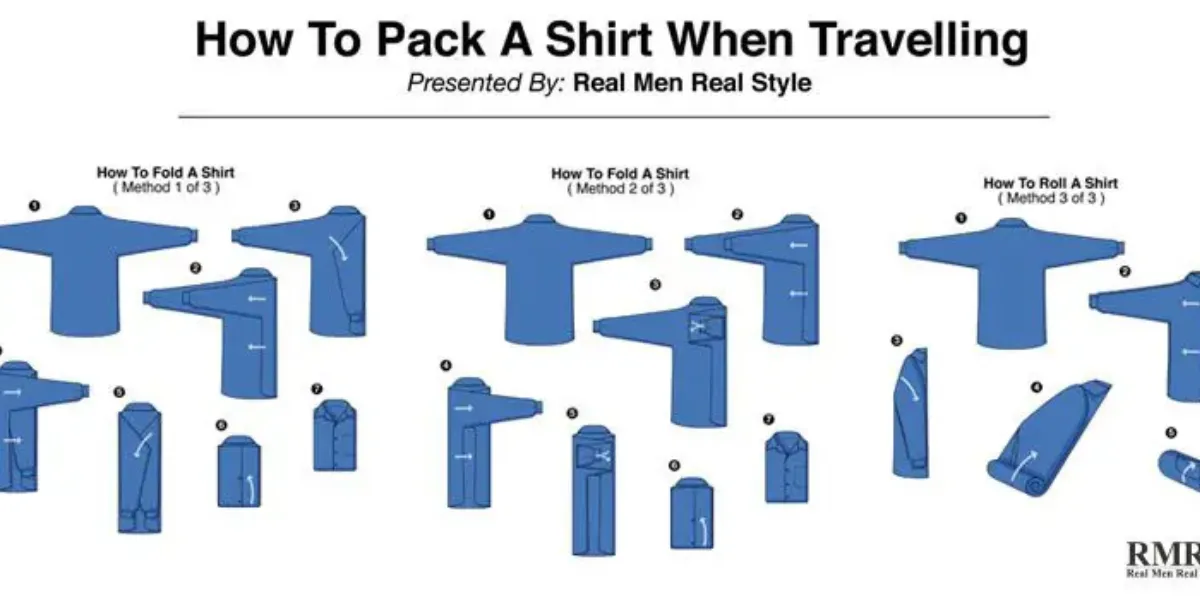 How To Fold Dress Shirts For Travel